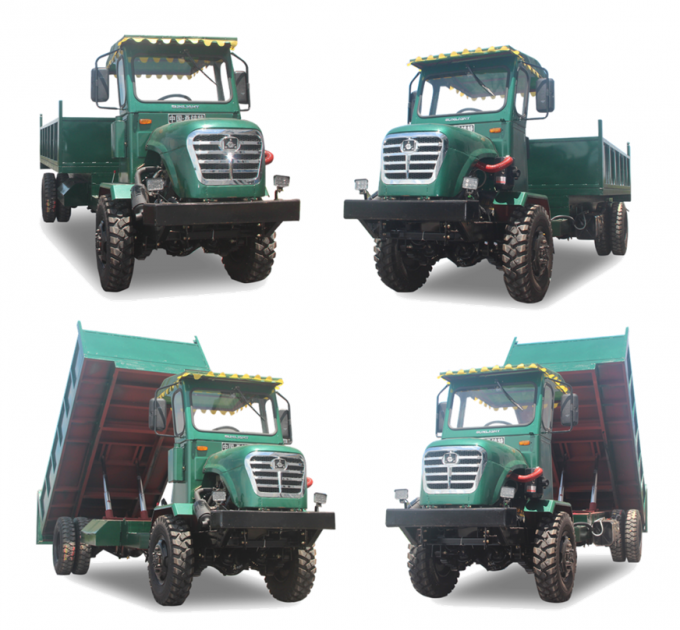 耐久の小型荷車引きのダンプ トラック農場の農業のためのすべての地勢実用的な車 2